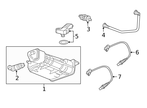 Emission Components for 2020 Chevrolet Blazer #0
