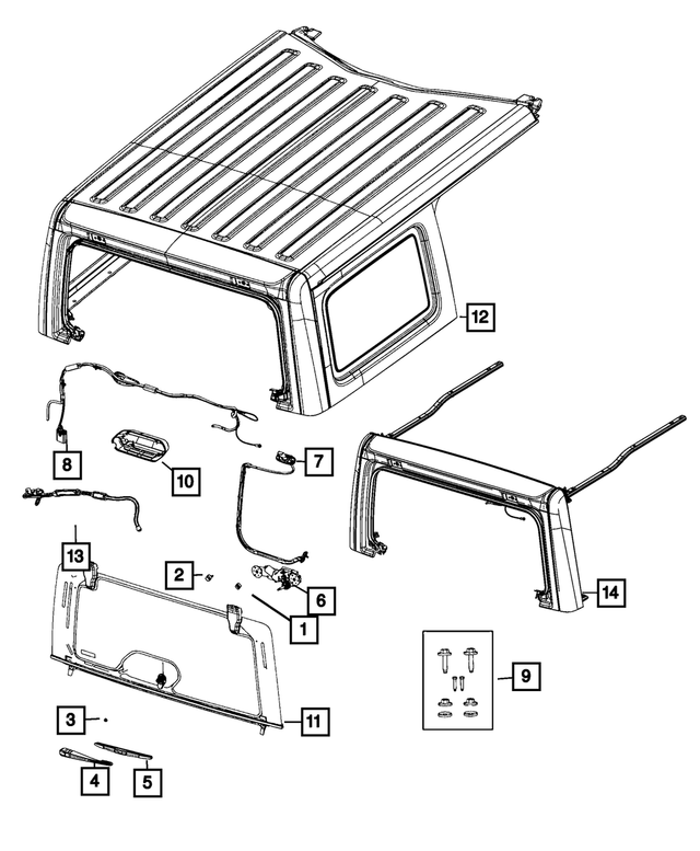 55154587 - Electrical: Nozzle Mounting Nut for Mopar Image image