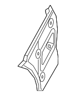 80A809649ASTL - Body: Lower Panel for Audi Image image