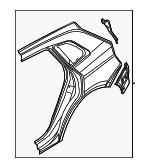 80A809837BSTL - : Quarter Panel for Audi: Q5, SQ5 Image