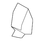 5G0867289A - Body: Headliner Clip for Volkswagen Image