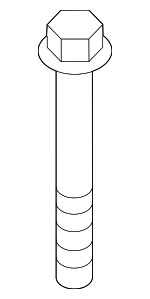 7119905619 - Body: Bumper Bracket Bolt for BMW: 428i Gran Coupe, 428i xDrive Gran Coupe, 430i Gran Coupe, 430i xDrive Gran Coupe, 435i Gran Coupe, 435i xDrive Gran Coupe, 440i Gran Coupe, 440i xDrive Gran Coupe, 640i, 640i Gran Coupe, 640i xDrive, 640i xDrive Gran Coupe, 650i, 650i Gran Coupe, 650i xDrive, 650i xDrive Gran Coupe, M5, M6, M6 Gran Coupe, X3, X4 Image