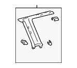 6256008020B0 - : Upper Trim for Toyota: Sienna Image