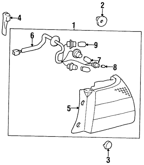 Combination Lamps for 1998 Lexus LS400 #0