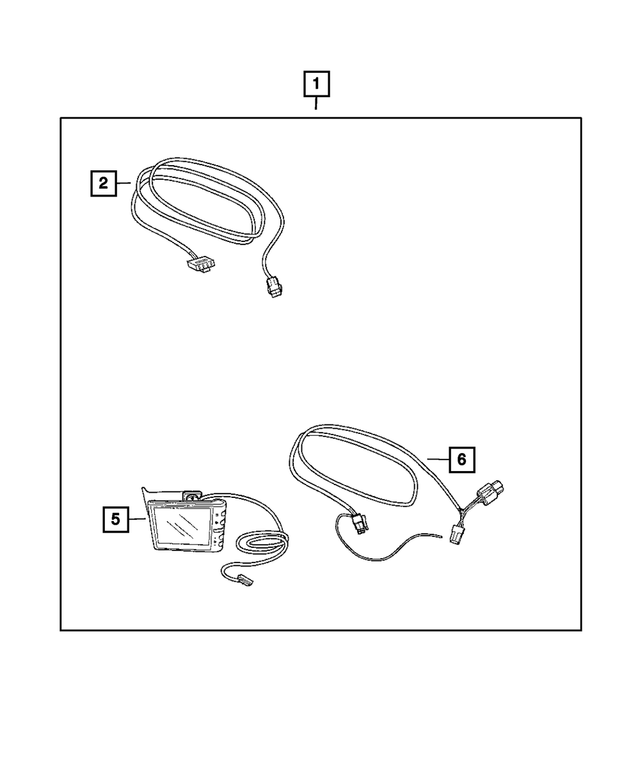 68166537AC - Mopar Accessories - Component Parts: Wiring Harness for Mopar Image
