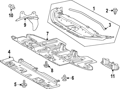 Splash Shields for 2024 Lexus GX550 #0