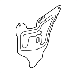 72861T1WA01 - : 2015 2016 Honda CR-V - Seal L Rear Door Hole for Honda: CR-V Image