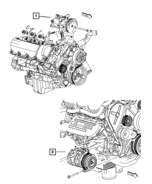 Air Conditioner Compressor and Mounting for 2008 Dodge Nitro #0