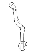 2545015502 - Cooling System: Coolant Hose for Mercedes-Benz Image