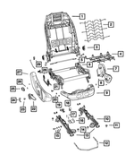 68472071AA - Interior Trim: Front Seat Back Frame for Mopar Image
