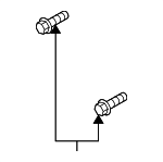 PAF100829 - Brakes: Shield Bolt for Porsche: 718 Boxster, 718 Cayman, 718 Spyder, 911, Boxster, Cayenne, Cayman, Macan, Panamera, Taycan Image