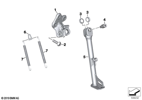 Side Stand for 2020 BMW-Motorrad F 900 XR #0