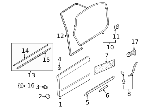 Door & Components for 2007 Audi A4 Quattro #0