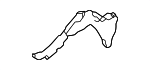 64115FN250 - Body: Frame Cover for Subaru Image