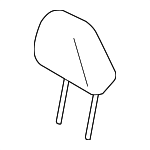 64061FN000NT - Body: Headrest for Subaru Image