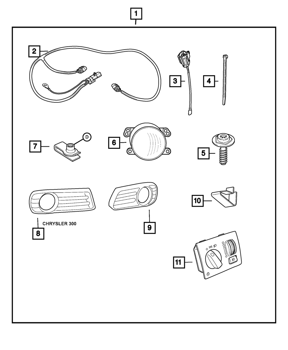 Overlay Harness - Mopar (68037065AA)