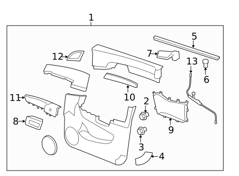 Front Door for 2015 Chevrolet Captiva Sport #2