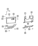 6101946 - Interior Trim: Tapping Hex Head Screw for Mopar Image