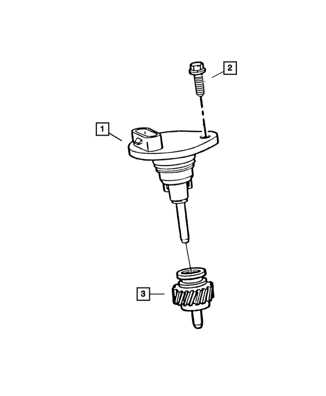 6501714 - Speedometer Pinions: Hex Head Screw And Washer for Mopar Image image