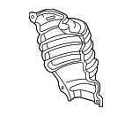 18120RCAA00 - Exhaust: Manifold Cover for Acura: MDX, RL, TL Image