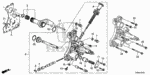 24271RWE000 - Transmission - Automatic: SHAFT, SHIFT FORK for Honda Image