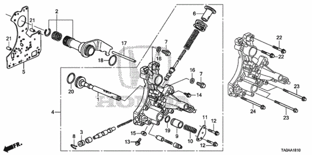 AT Regulator Body (V6) for 2012 Honda Accord #0