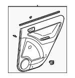 6763001231B0 - : Door Trim Panel for Toyota Image