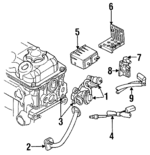 4287602AC - Emission System: Egr Valve for Dodge: Neon, Stratus Image