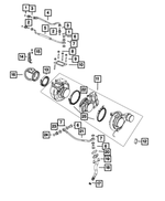 68321377AA - 6.7L Turbo Diesel; Engine: Turbocharger for Mopar Image