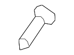 814563M000 - Body: Striker Screw for Hyundai Image