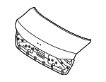 69200T1011 - Body: Trunk Lid for Hyundai Image