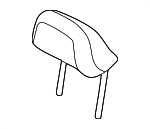 85H885901AGCF - Body: Headrest for Audi Image