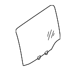 82301ZL10A - Body: Movable Glass for Nissan Image