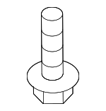6508756AA - Body: Hinge Bolt for Mopar Image