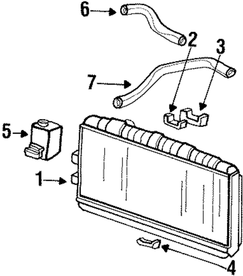Radiator & Components for 1986 Honda Civic #0