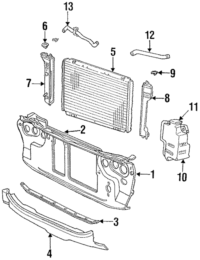 4490391 - Cooling System: Support Assembly for Mopar Image