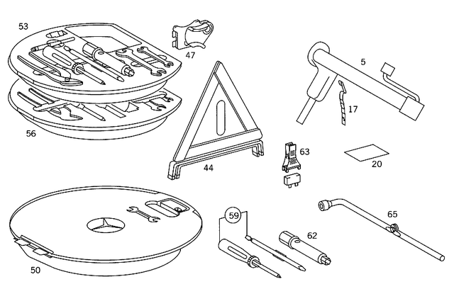 1405841039 - Tools An Accessories: Plate for Mercedes-Benz: 400SEL, 500SEC, 500SEL, 600SEL Image image