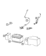 BBAUX101AB - Electrical: Auxiliary Battery for Mopar Image