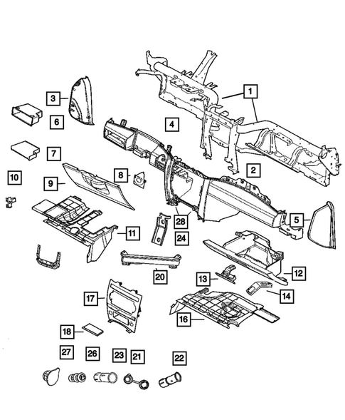 Instrument Panel for 2006 Jeep Grand Cherokee #0