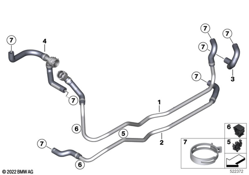 Coolant Lines for 2024 BMW-Motorrad CE #0