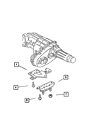 52058804AB - : Engine Mount Insulator, Right for Mopar Image