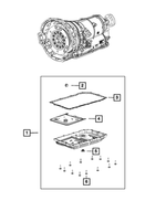 68261506AA - Transmission: Fill Plug for Chrysler: 300 | Dodge: Challenger, Charger, Durango | Jeep: Gladiator, Grand Cherokee, Grand Cherokee L, Grand Cherokee WK, Wrangler | Ram: 1500, 1500 Classic, 2500, 3500 Image