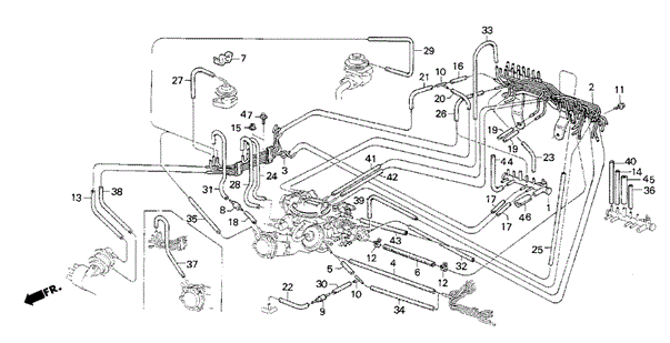 Fuel Tubing (1) for 1985 Honda Civic #0