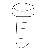 12531916 - Body: Headrest Guide for Buick: Rendezvous | Pontiac: Aztek Image