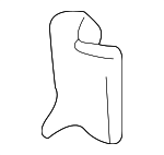 88952399 - Body: Latch Cover for Buick: Rendezvous Image