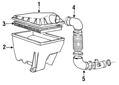 Air Inlet for 1986 Volvo 740 #0