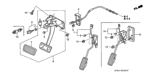 Pedal for 2004 Honda Odyssey #0