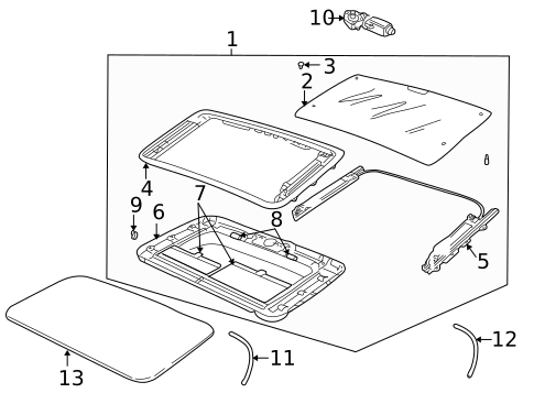 Rear Sunroof for 2002 Land Rover Discovery #0