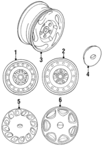4261128230 - : Wheel, Alloy for Toyota: Previa Image