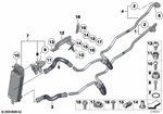 17227583163 - Radiator: Oil Cooling Pipe Inlet for BMW Image